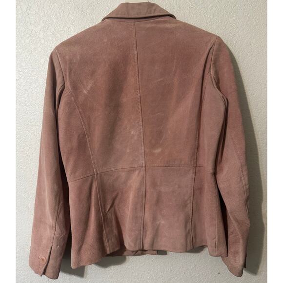 Liz Claiborne Women's Suede Blazer Jacket Size 10 Petite - Picture 2 of 10